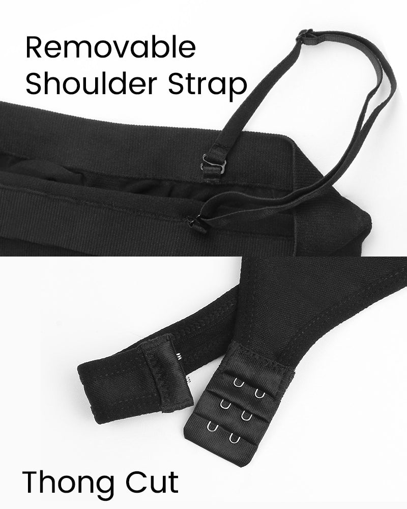 Invisible Seamless Strapless Body Shaper Bodysuit | Firm Control Under Dress