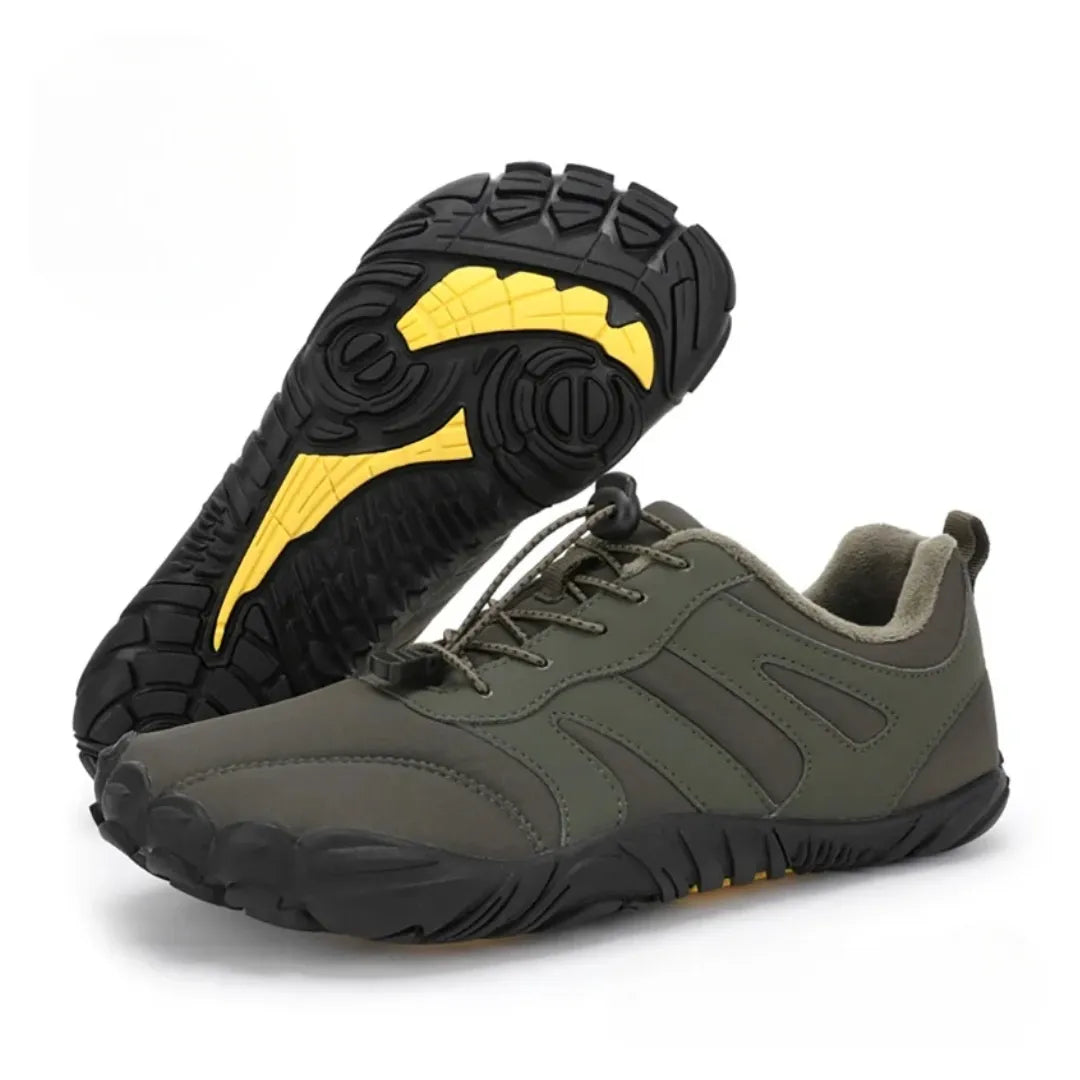 Waterproof Zero Drop Barefoot Running Shoes | Cozy Wide Toe Box Trail Runners