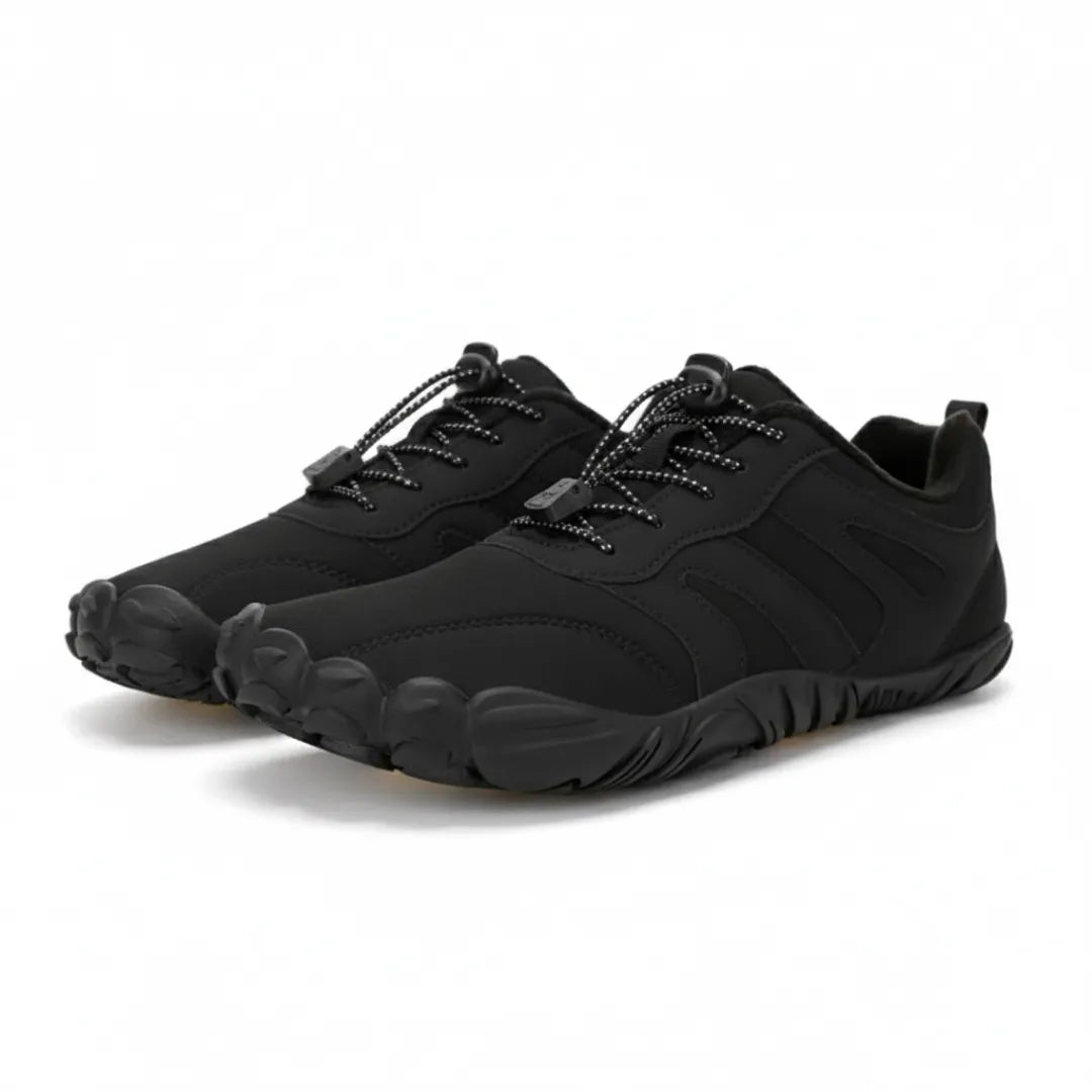 Waterproof Zero Drop Barefoot Running Shoes | Cozy Wide Toe Box Trail Runners