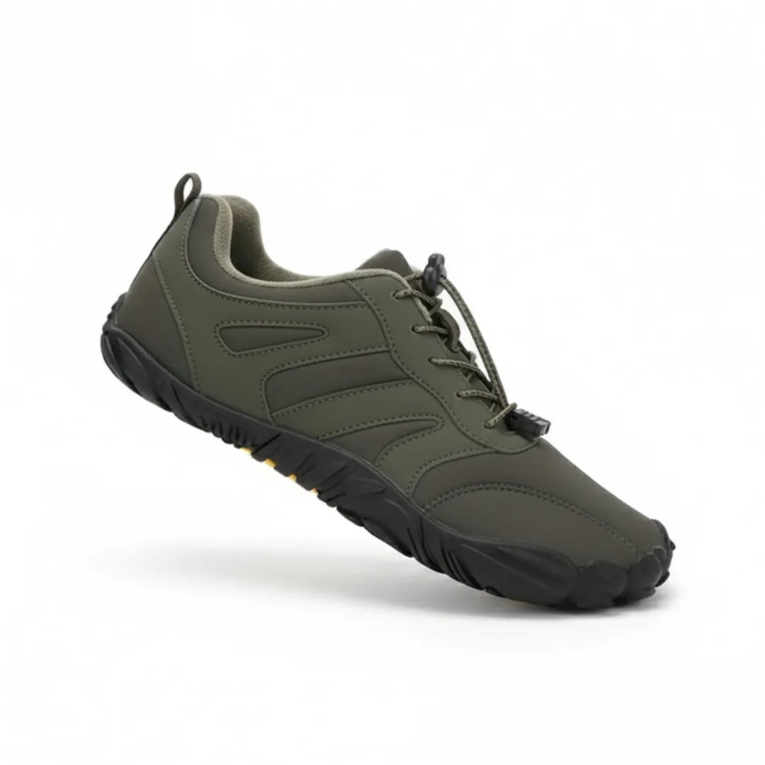 Waterproof Zero Drop Barefoot Running Shoes | Cozy Wide Toe Box Trail Runners
