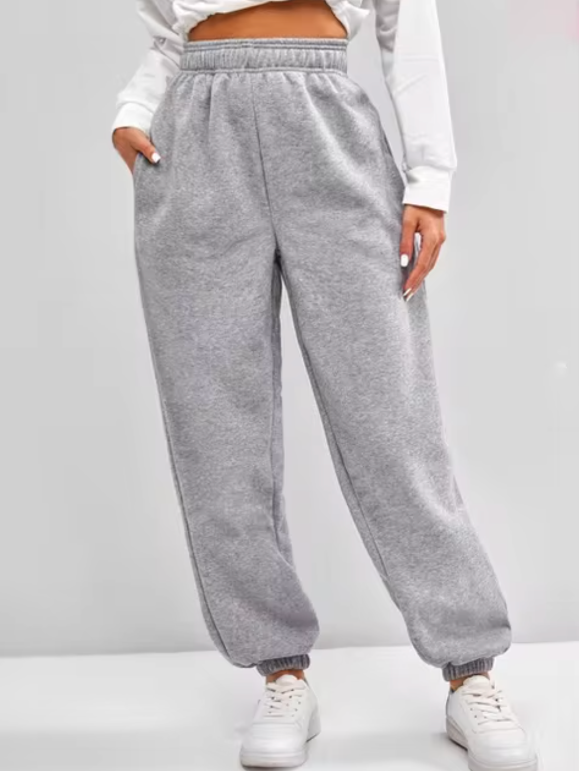Women's Fashion High Waisted Joggers | Cozy Comfortable Casual Bottoms